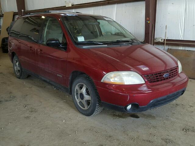 2FMZA57402BB86680 - 2002 FORD WINDSTAR S RED photo 1