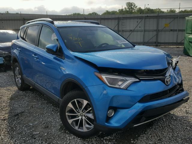 JTMRJREVXGD000605 - 2016 TOYOTA RAV4 HV XL BLUE photo 1