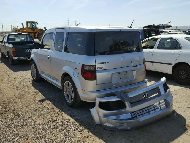 5J6YH18977L011410 - 2007 HONDA ELEMENT SC SILVER photo 3