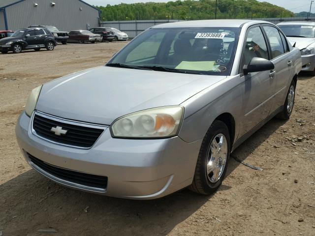 1G1ZS58F67F162335 - 2007 CHEVROLET MALIBU LS ვერცხლისფერი ფოტო 2