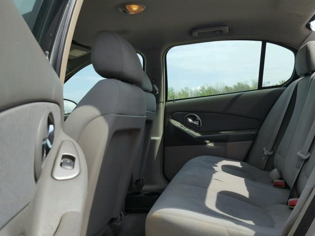 1G1ZS58F67F162335 - 2007 CHEVROLET MALIBU LS ვერცხლისფერი ფოტო 6