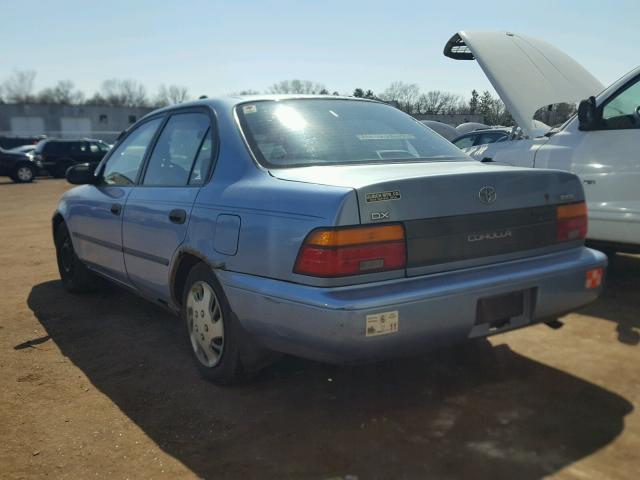 1NXAE09B8SZ329577 - 1995 TOYOTA COROLLA LE BLUE photo 3