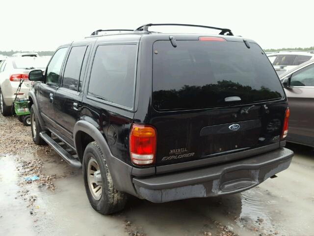 1FMZU62XXYZC21035 - 2000 FORD EXPLORER X BLACK photo 3