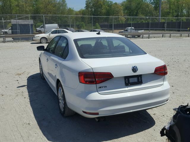 3VW2K7AJXFM352380 - 2015 VOLKSWAGEN JETTA BASE 白色 照片 3