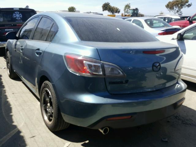 JM1BL1SGXA1183631 - 2010 MAZDA 3 I BLUE photo 3