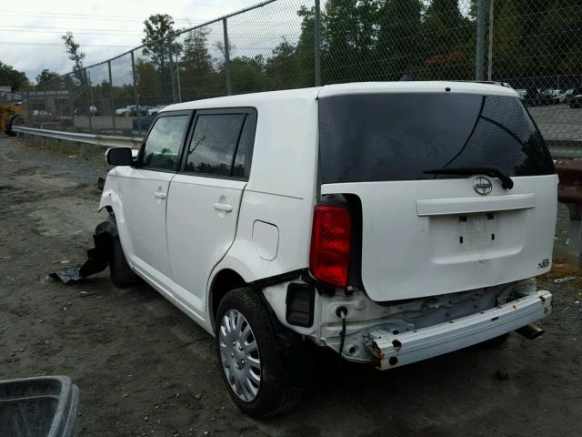 JTLZE4FE4A1108270 - 2010 TOYOTA SCION XB WHITE photo 3