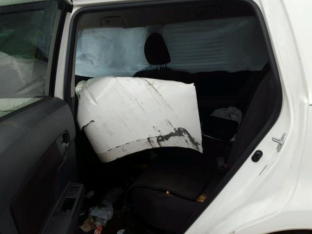 JTLZE4FE4A1108270 - 2010 TOYOTA SCION XB WHITE photo 6