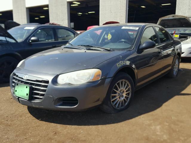 1C3EL46X75N530991 - 2005 CHRYSLER SEBRING GRAY photo 2