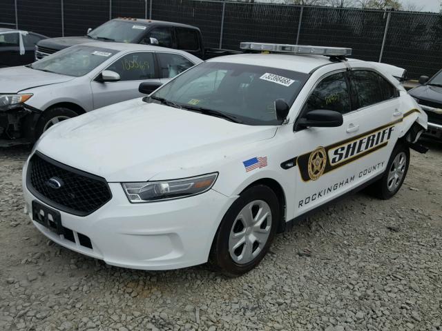 1FAHP2MK1GG147604 - 2016 FORD TAURUS POL WHITE photo 2