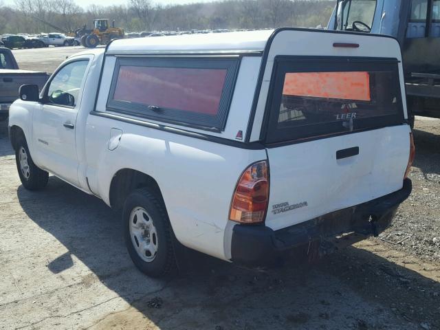 5TENX22NX6Z239585 - 2006 TOYOTA TACOMA WHITE photo 3