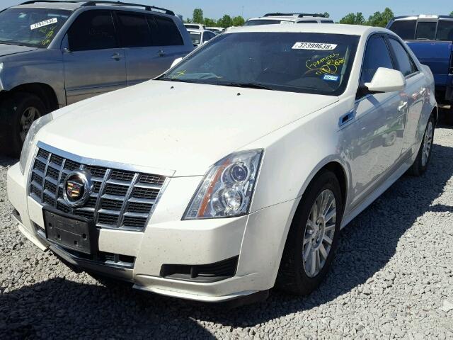 1G6DE5E55D0158041 - 2013 CADILLAC CTS LUXURY WHITE photo 2