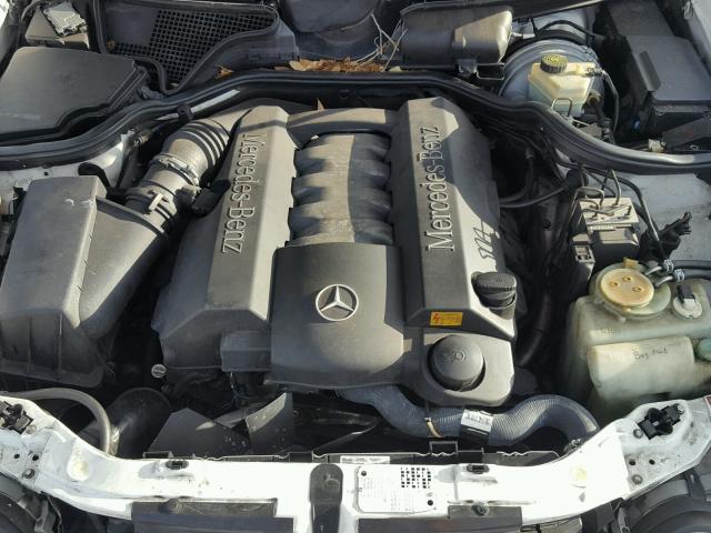 WDBJF70J61B364335 - 2001 MERCEDES-BENZ E 430 WHITE photo 7