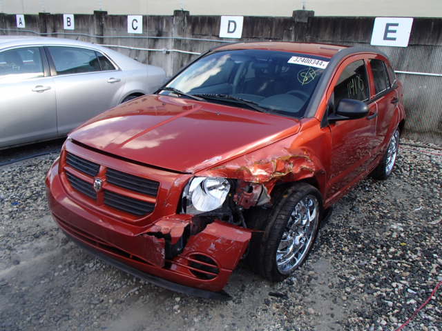 1B3HB28B07D316260 - 2007 DODGE CALIBER ORANGE photo 2