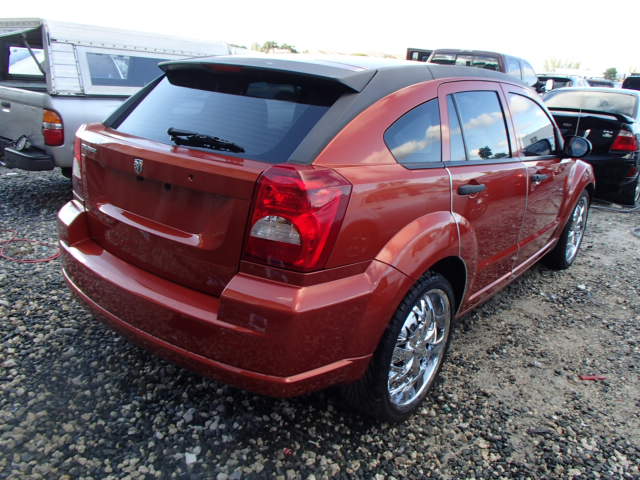 1B3HB28B07D316260 - 2007 DODGE CALIBER ORANGE photo 4