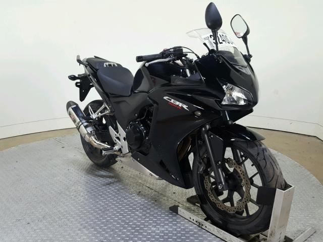 MLHPC4461E5100742 - 2014 HONDA CBR500 R BLACK photo 2