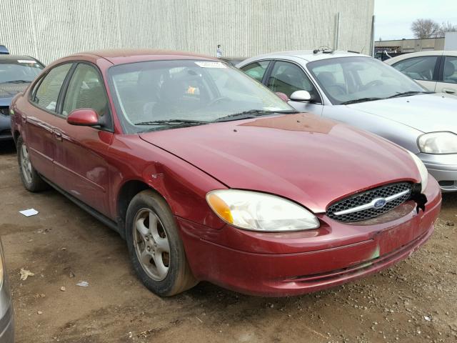 1FAFP53263G177282 - 2003 FORD TAURUS SE RED photo 1