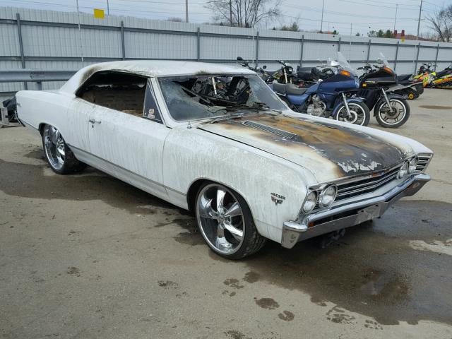 136177Z155025 - 1967 CHEVROLET CHEVELLE WHITE photo 1