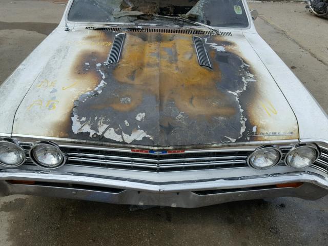 136177Z155025 - 1967 CHEVROLET CHEVELLE WHITE photo 10