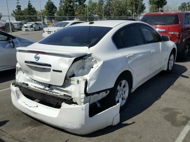 1N4CL21E58C252837 - 2008 NISSAN ALTIMA HYB WHITE photo 4