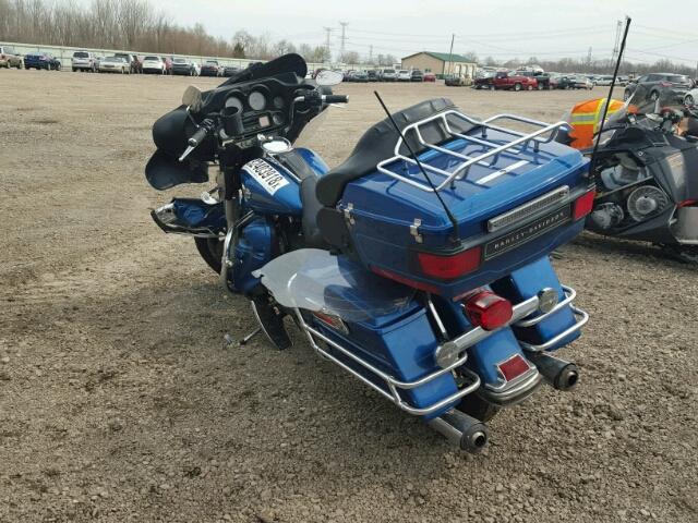 1HD1FCW195Y631924 - 2005 HARLEY-DAVIDSON FLHTCUI BLUE photo 3