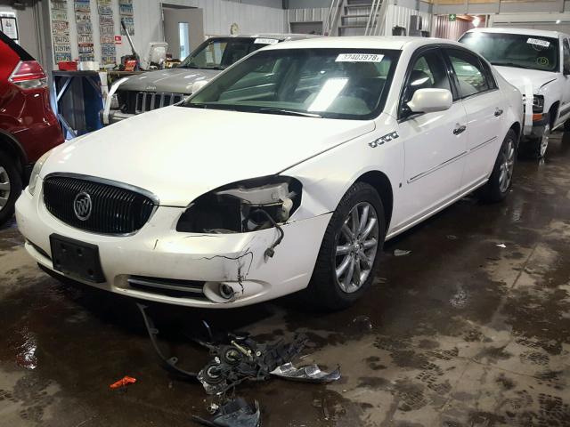 1G4HE57Y36U140019 - 2006 BUICK LUCERNE CX WHITE photo 2