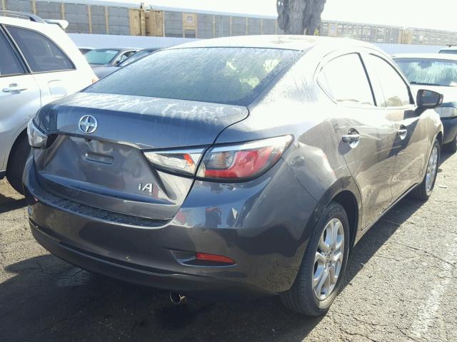 3MYDLBZV6GY128893 - 2016 TOYOTA SCION IA GRAY photo 4