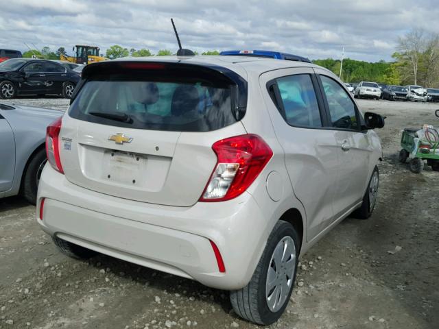 KL8CB6SA9HC743176 - 2017 CHEVROLET SPARK LS BEIGE photo 4