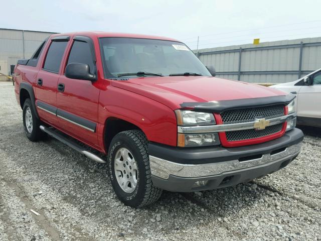 3GNEK13T63G341826 - 2003 CHEVROLET AVALANCHE RED photo 1