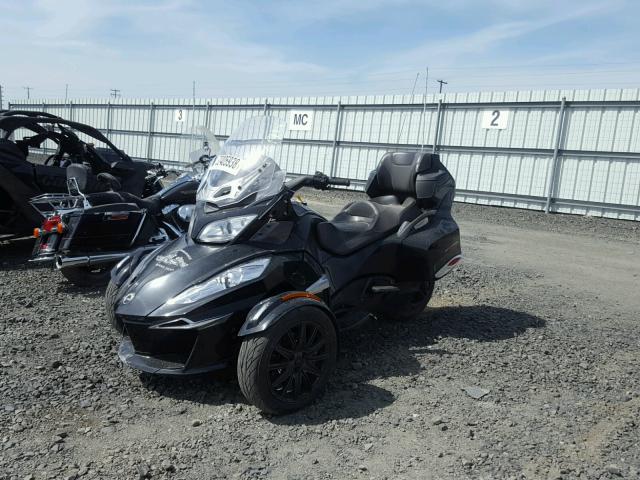 2BXNBDD16EV007579 - 2014 CAN-AM SPYDER ROA BLACK photo 2