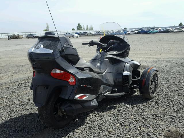 2BXNBDD16EV007579 - 2014 CAN-AM SPYDER ROA BLACK photo 4