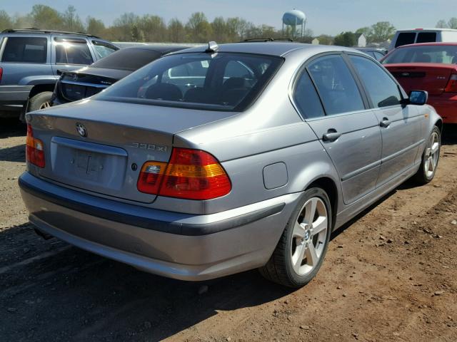 WBAEW53494PN34821 - 2004 BMW 330 XI GRAY photo 4