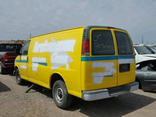 1GTFG25M2Y1129425 - 2000 GMC SAVANA G25 YELLOW photo 3