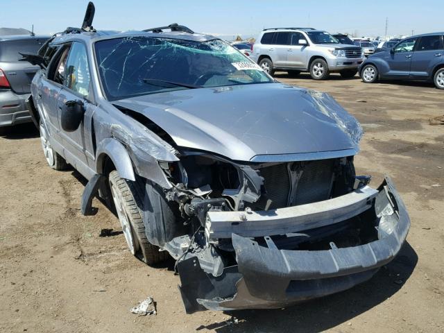 4S4BP61C796325346 - 2009 SUBARU OUTBACK 2. SILVER photo 1