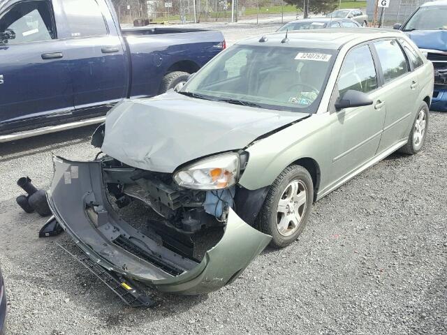 1G1ZU64845F154321 - 2005 CHEVROLET MALIBU MAX 绿色 照片 2