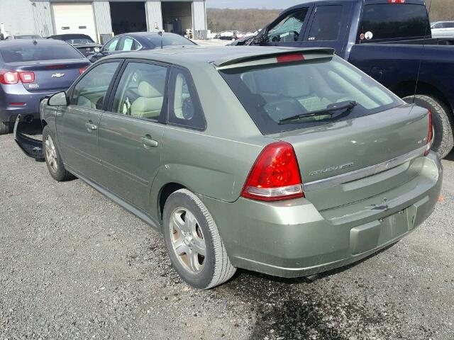 1G1ZU64845F154321 - 2005 CHEVROLET MALIBU MAX 绿色 照片 3