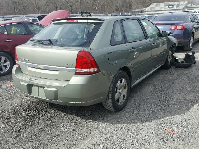 1G1ZU64845F154321 - 2005 CHEVROLET MALIBU MAX GREEN photo 4