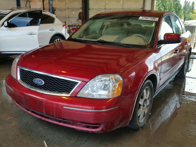 1FAFP23106G153229 - 2006 FORD FIVE HUNDR RED photo 2