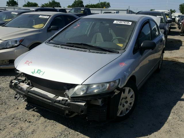 2HGFA1F34AH587848 - 2010 HONDA CIVIC VP SILVER photo 2