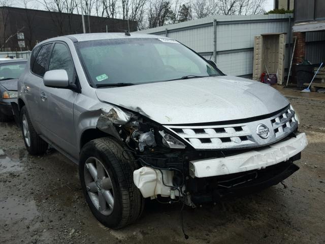 JN8AZ08W63W217657 - 2003 NISSAN MURANO SL SILVER photo 1