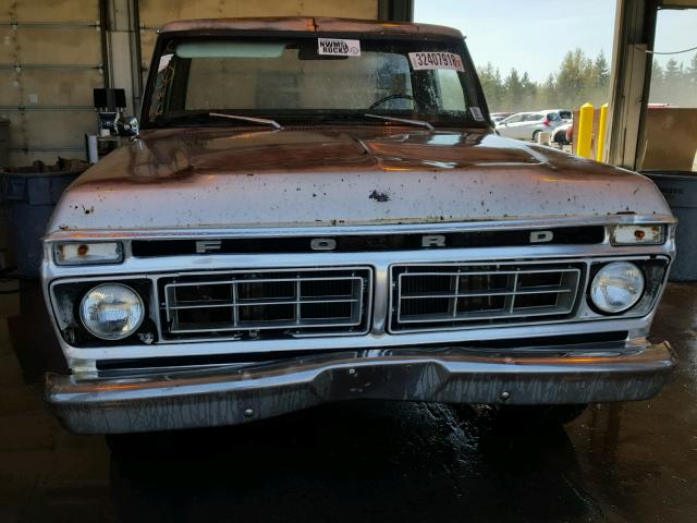 F10GRT67710 - 1974 FORD F-100 SILVER photo 7