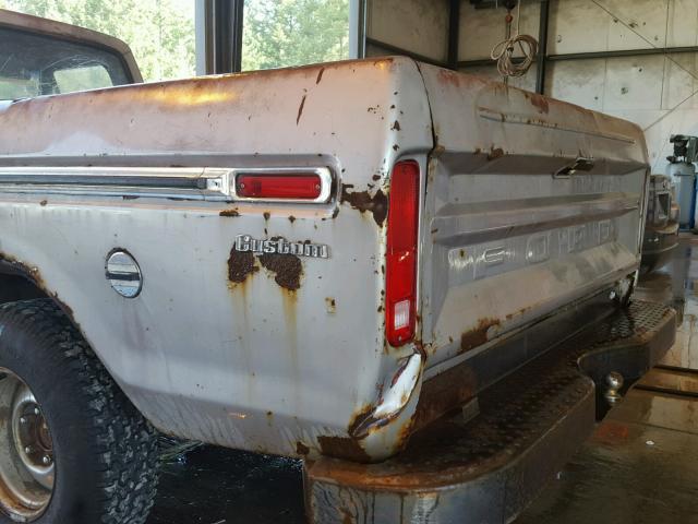 F10GRT67710 - 1974 FORD F-100 SILVER photo 9