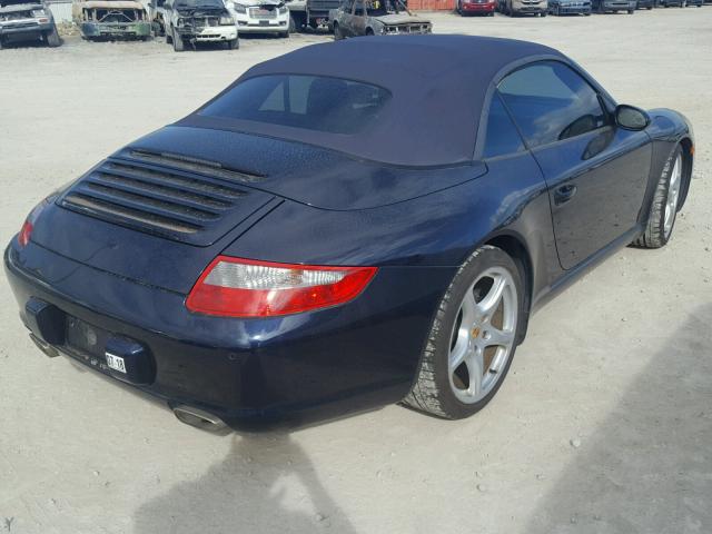 WP0CA299X6S756780 - 2006 PORSCHE 911 CARRER BLUE photo 4