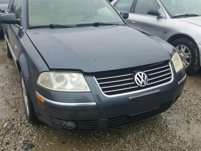 WVWRH63B41E154702 - 2001 VOLKSWAGEN PASSAT GLX 灰色 照片 9