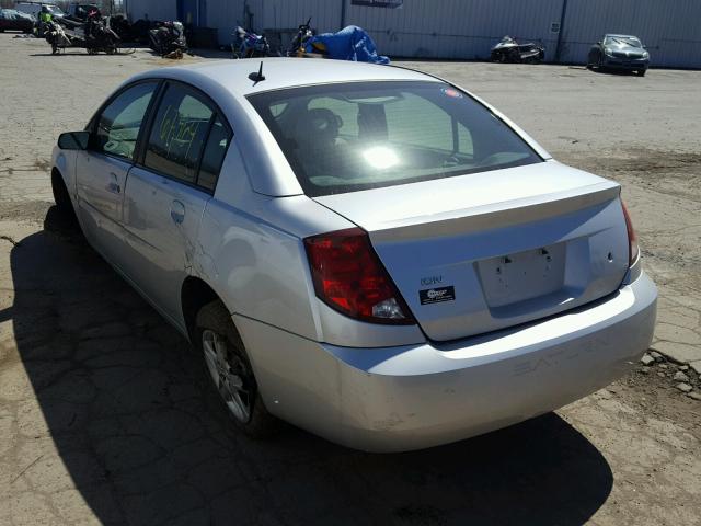 1G8AJ55F27Z182845 - 2007 SATURN ION LEVEL ვერცხლისფერი ფოტო 3