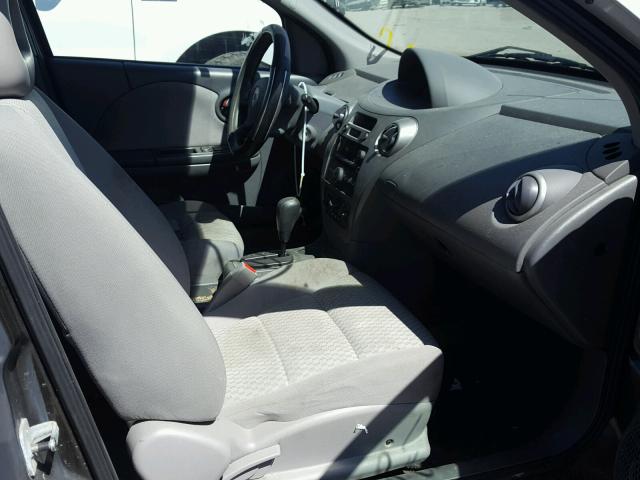 1G8AJ55F27Z182845 - 2007 SATURN ION LEVEL ვერცხლისფერი ფოტო 5
