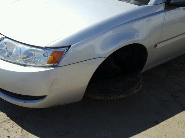 1G8AJ55F27Z182845 - 2007 SATURN ION LEVEL ვერცხლისფერი ფოტო 9