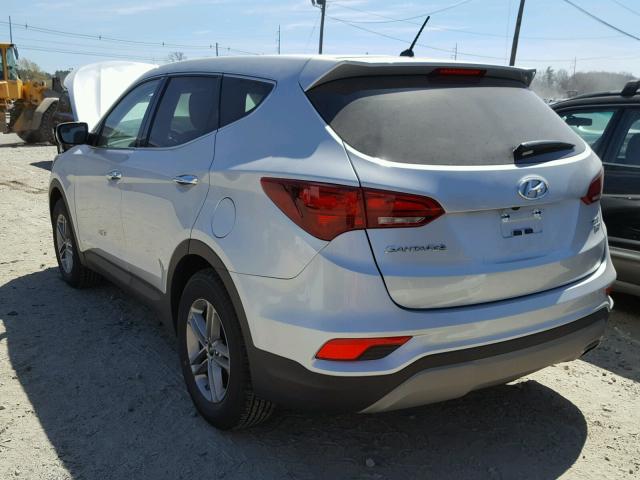 5XYZTDLB5JG560367 - 2018 HYUNDAI SANTA FE S GRAY photo 3