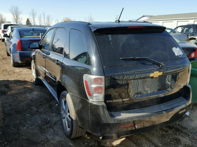 2CNDL037986074419 - 2008 CHEVROLET EQUINOX SP BLACK photo 3