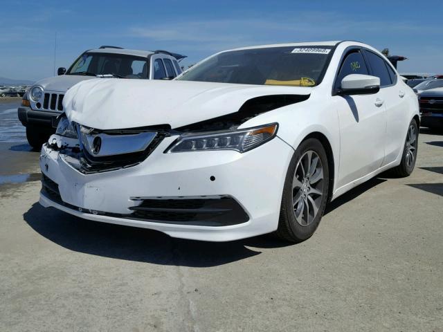 19UUB2F50GA005389 - 2016 ACURA TLX TECH WHITE photo 2
