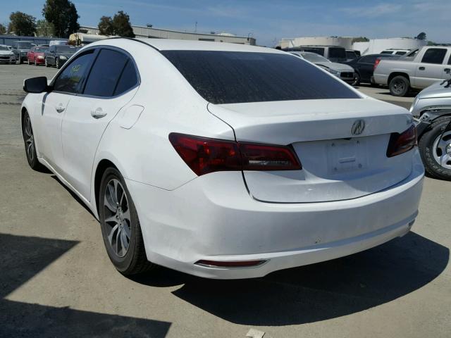 19UUB2F50GA005389 - 2016 ACURA TLX TECH WHITE photo 3